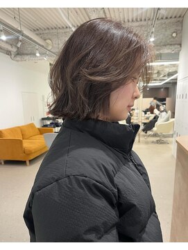 ノウハウ タニマチ(KNOWHOW tanimachi) ふわっとレイヤー/ふわっとボブ/グレージュカラー
