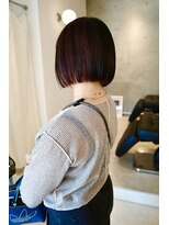 オンリー(ONLY.)&nbsp;黒×赤ローライトカラー yukari