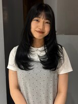 画&nbsp;layer cut/ blueblack