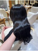 くびれヘア艶髪×暗髪カラー8.26