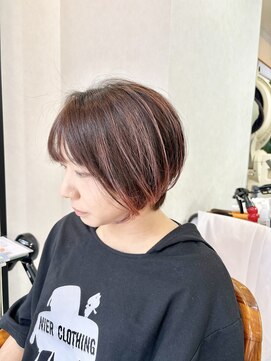 クリュウゲート 吉祥寺店(KURYU GATE) ラテベージュ・ショートボブ