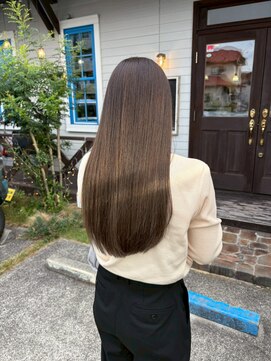 アズグロウヘアー(AS GROW HAIR) 暗めカラー髪質改善シルキースリーク