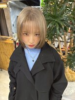 イコ(.ico)&nbsp;セミロングアンブレラカラーミニウルフショートウルフ前髪50代