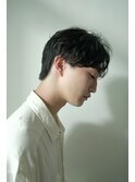 メンズカットパーマニュアンスフェザー毛流れスパイラル登戸