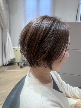 アーカイブ(archive) 明るい柔らかブラウンで白髪を馴染ませ archive垂水