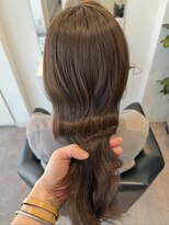 リアン 新城店(Rian)&nbsp;ブリーチ無しベージュカラー/寒色/透明感/ロング/レイヤーカット