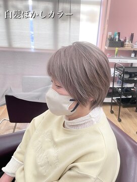 キセイ イオンモール新利府北館店(KISEI) 伸びても目立ちにくい!白髪ぼかし×ミルクティー【30代~60代】