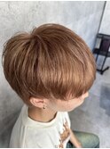 ミルクティーベージュ.メンズハイトーン.ブラウンカラー