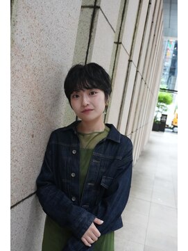 エンディアリング 東銀座(Endearing) 小顔ひし形 レイヤーカット 透明感カラー