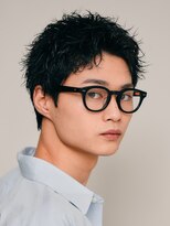 バイフィフス 原宿/表参道(by fifth)&nbsp;原宿短髪スパイキーショートカットツイストスパイラルパーマ黒髪