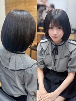 ルアナ 名古屋店(Luana)&nbsp;似合わせカットと髪質改善カラーでつくる内巻きボブ名古屋名駅