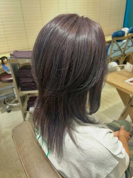 ラピスタ 池袋(Lapista) 韓国ヘアハッシュカットダブルハイライトカラー【Lapista池袋】