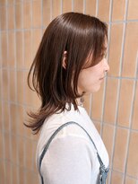 ビーツ(beats)&nbsp;セミロング×くびれレイヤー　ミルクブラウン