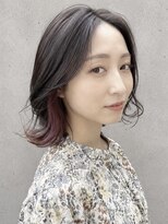 エストアール フクオカ 福岡博多店(est-r. Fukuoka)&nbsp;大人可愛いインナーカラー×くびれヘア