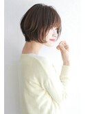 健康的な美人ショートボブ【juurii 菊地真理恵】