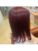 ピンクカラー(ブリーチあり)/チェリーピンク