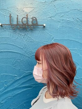 ティダ(tida)の写真/丁寧なカウンセリングで、1人1人の髪質に合った商材とカラーのご提案♪傷んだ髪もうるツヤ髪へと髪質改善。