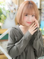 カバーヘア ブリス 大宮西口(COVER HAIR bliss)&nbsp;キャラメルベージュ外国人風前下がり大人ボブc4大宮20代30代40代