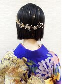 ボブお着物スタイル