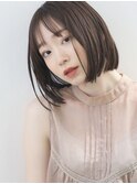 大人ストレートボブ