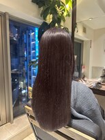ヘアリゾート粋 ティガ 池袋店(tiga)&nbsp;池袋 ロングヘア ピンクバイオレットヘア 20代 30代