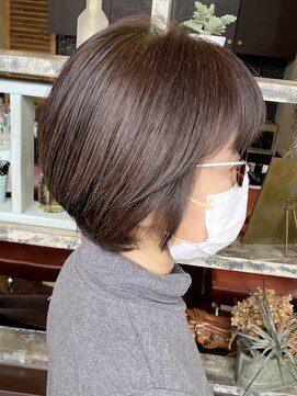 ヘアーメイク アチャ(hair make accha) 30代40代50代◇大人ナチュラルショートボブ　観音寺