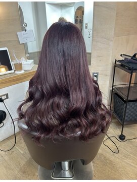 ヘアアンドスパ リコ(Hair&Spa Rico By LikkleMore) 大人かわいいピンクバイオレット|ベビーピンク/パープルブラック