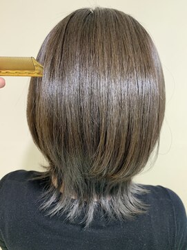 アズール 草加(azule) 艶髪♪髪質改善カラー　アッシュグレー