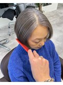 *After→Before*右スワイプ【白髪ぼかしベージュ】[30代40代50代