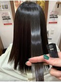 カット+プレミアム酸性ストレート【髪質改善】+TR¥19000