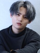コンフィデンス メンズヘアー(confidence MEN'S HAIR)&nbsp;ダブルカラーツイストスパイラルパーマセンターパートショート