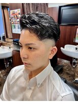 ヒロギンザ 浜松町店(HIRO GINZA)&nbsp;[hiro ginza] リバースワンカールパーマ　浜松町/大門/理容室