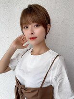 ロンドソレイユ 池袋(Lond soleil)&nbsp;ショート/前髪/グレーベージュ×ブリーチなし/髪質改善[池袋]