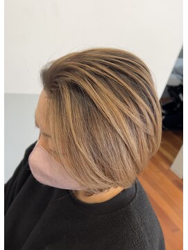 スキル 石岡(SKILL) 白髪ぼかしバレイヤージュ