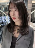 ワンホンヘア/韓国ヘア/ウルフ/前髪[レイヤーカット/渋谷