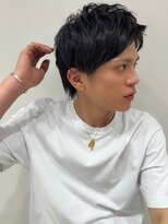 ネイロ 錦糸町(NeiRo)&nbsp;アッシュブラックカルマパーマベリーショートダークアッシュ