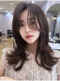 簡単スタイリング小顔ヘアレイヤーカット