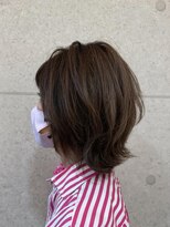 ミディアムレイヤースタイル