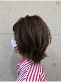 ミディアムレイヤースタイル