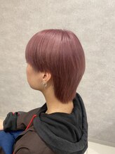 ハープット 府中けやき並木店(HearPut) ウルフピンクアッシュブラウン