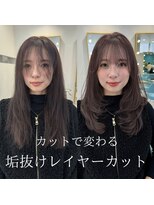 ボタン 熊本(VOTAN)&nbsp;顔周りカット/前髪/韓国ヘア/髪質改善/熊本韓国/熊本/上通り