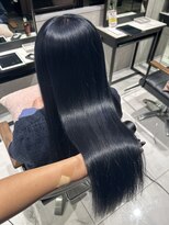 フォルテノエル 静岡鷹匠店(FORTE Noel)&nbsp;ネイビーブルー/ブリーチカラー/透明感カラー