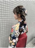 サイド編みおろし