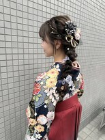 サイド編みおろし