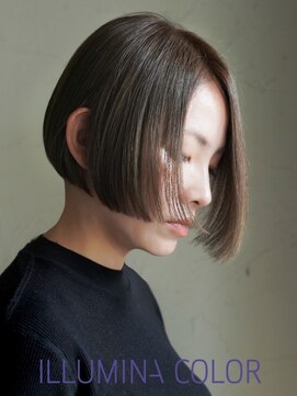 ヘアー ミッション 心斎橋店(hair Mission) イルミナカラー/アースコレクション/透明感ブラウン/艶髪