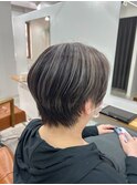 白髪ぼかしハイライト