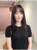 【NICA】ロングレイヤー×ラベンダーグレー