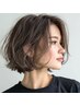カット＋白髪ぼかしハイライト＋ホリスティックカラー＋トリートメント