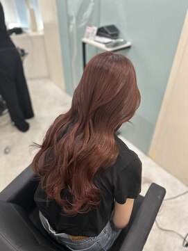 マーシュ 梅田(marshu) Cassis red/アディクシーカラー♪