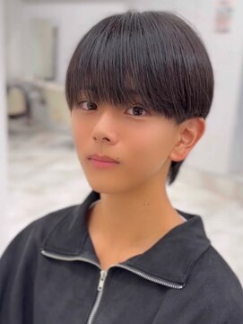 ナチュラル 渋谷(NATURAL) ラウンドマッシュ/縮毛矯正/ダブルカラー[メンズ/渋谷]